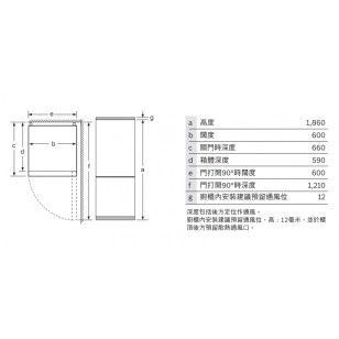 Bosch KVN36CPEA1 VarioStyle 323公升 雙門雪櫃 (玫瑰粉)